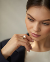 AN2320 PEARL Ring Iris Fiorentino Fiore di Firenze