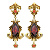 OR190520  Earings Barocco Granato Fiore di Firenze