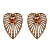 OR5354 Earings  CUORE Fiore di Firenze