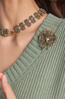 SP9305 Broosh/Necklace Maschera FLOREALE  Fiore di Firenze