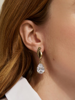 OR0433 CRYSTAL PIC Earings SFARFALLIO  Fiore di Firenze