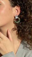 OR7701 CRYSTAL Earings ALLORO Fiore di Firenze