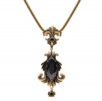 СO190520 NERO  Necklace BAROCCO  Fiore di Firenze