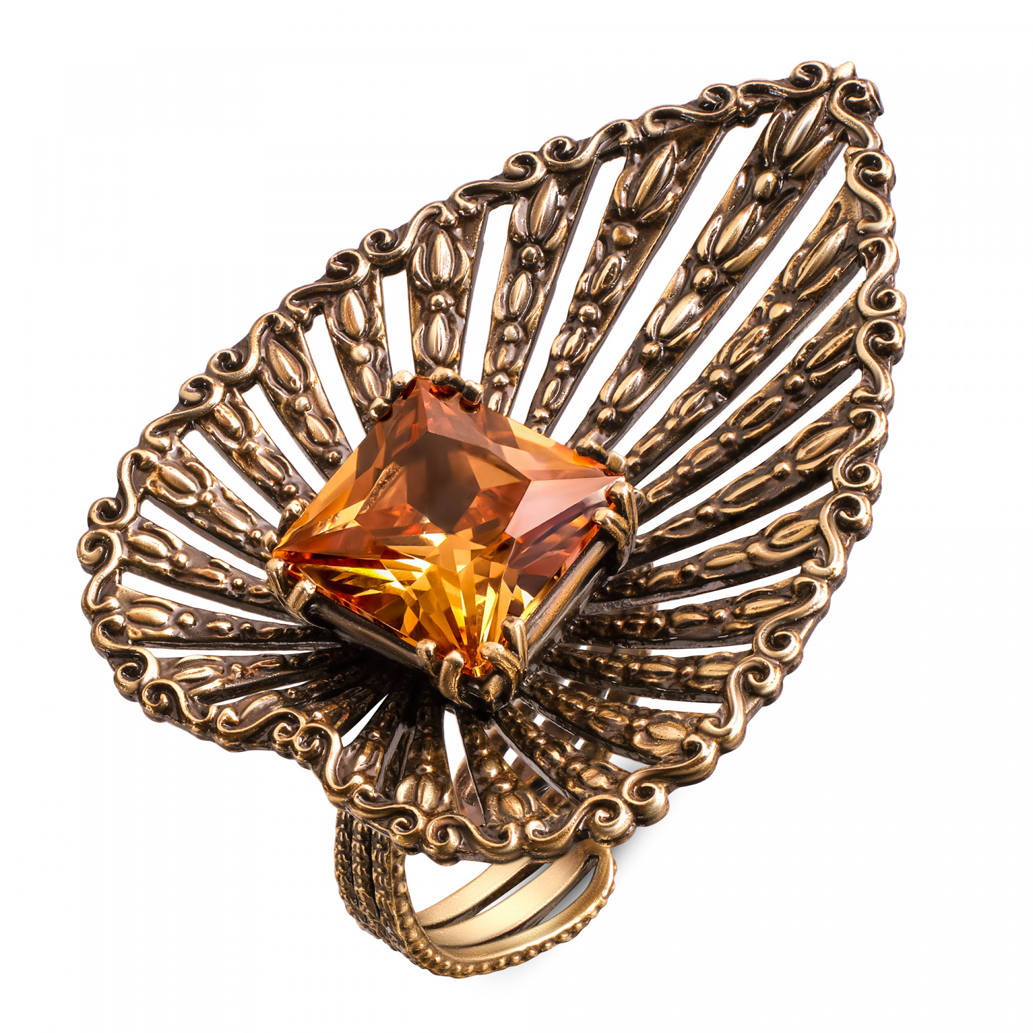 AN5354 Ring CUORE Fiore di Firenze