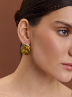 OR8200 Earings VETRO COLORATO Fiore di Firenze