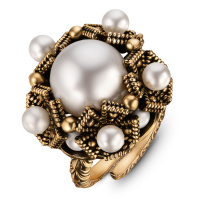 AN1854 PERLA Ring ORDINE FIORENTINO Fiore di Firenze