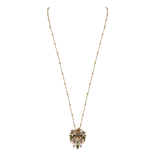 SP9305 Broosh/Necklace Maschera FLOREALE  Fiore di Firenze